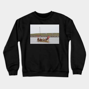 Paddling past history Crewneck Sweatshirt